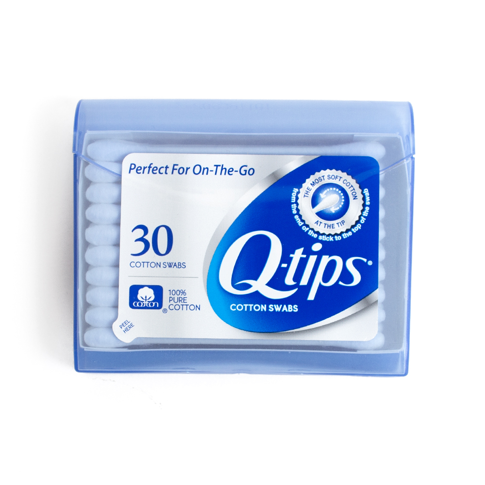 Q-Tips, Cotton Swabs, Purse Pack, 30 count